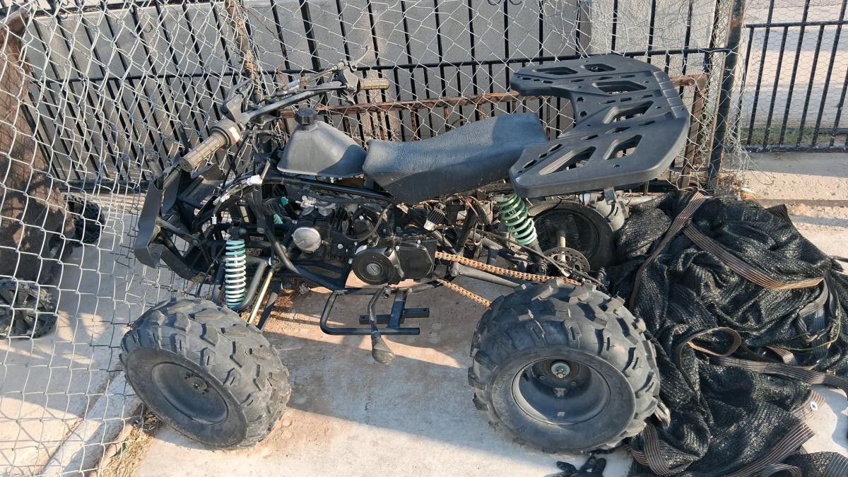 quad bike broken but easily fixed