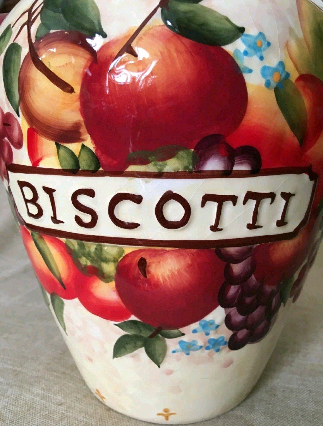New Nonni Biscotti Jar 12 Tall