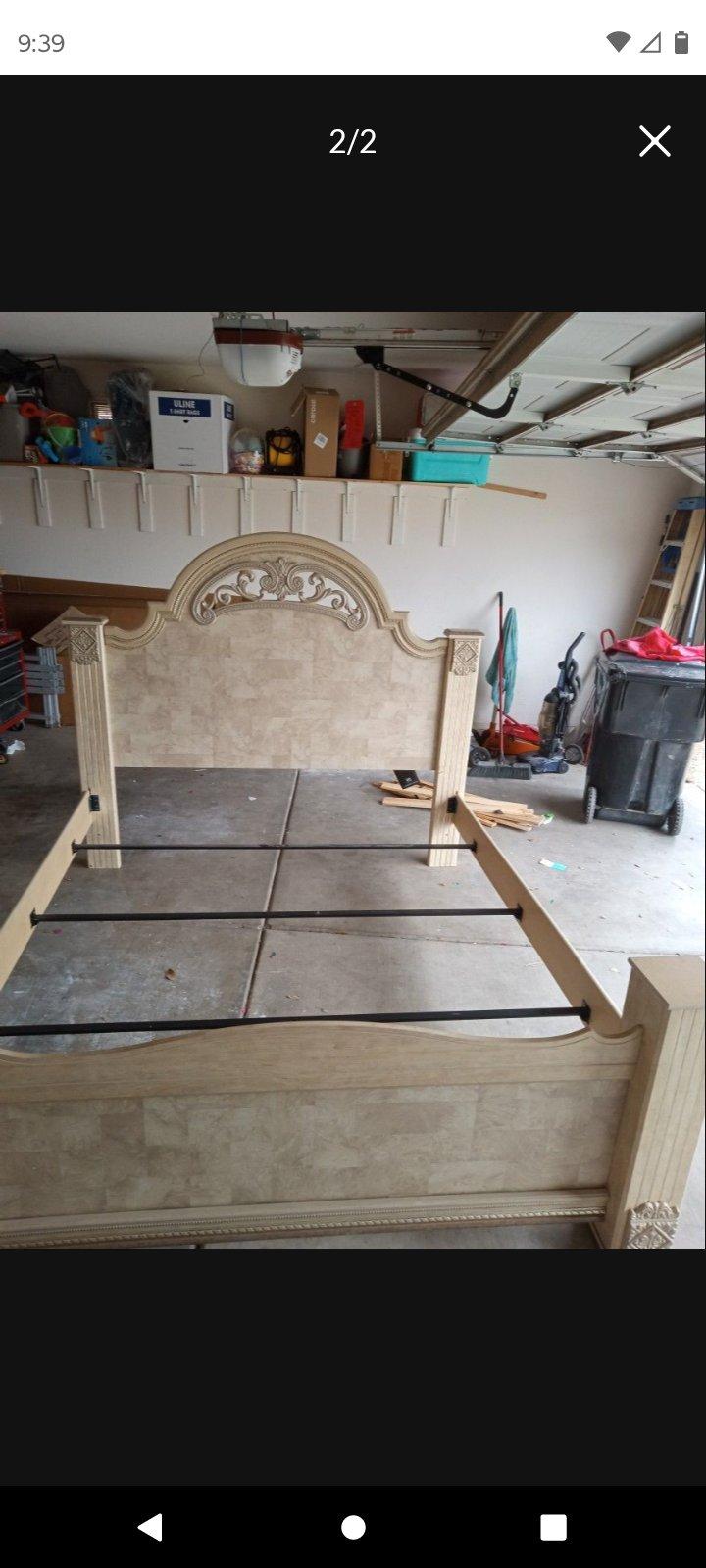 King size bed frame