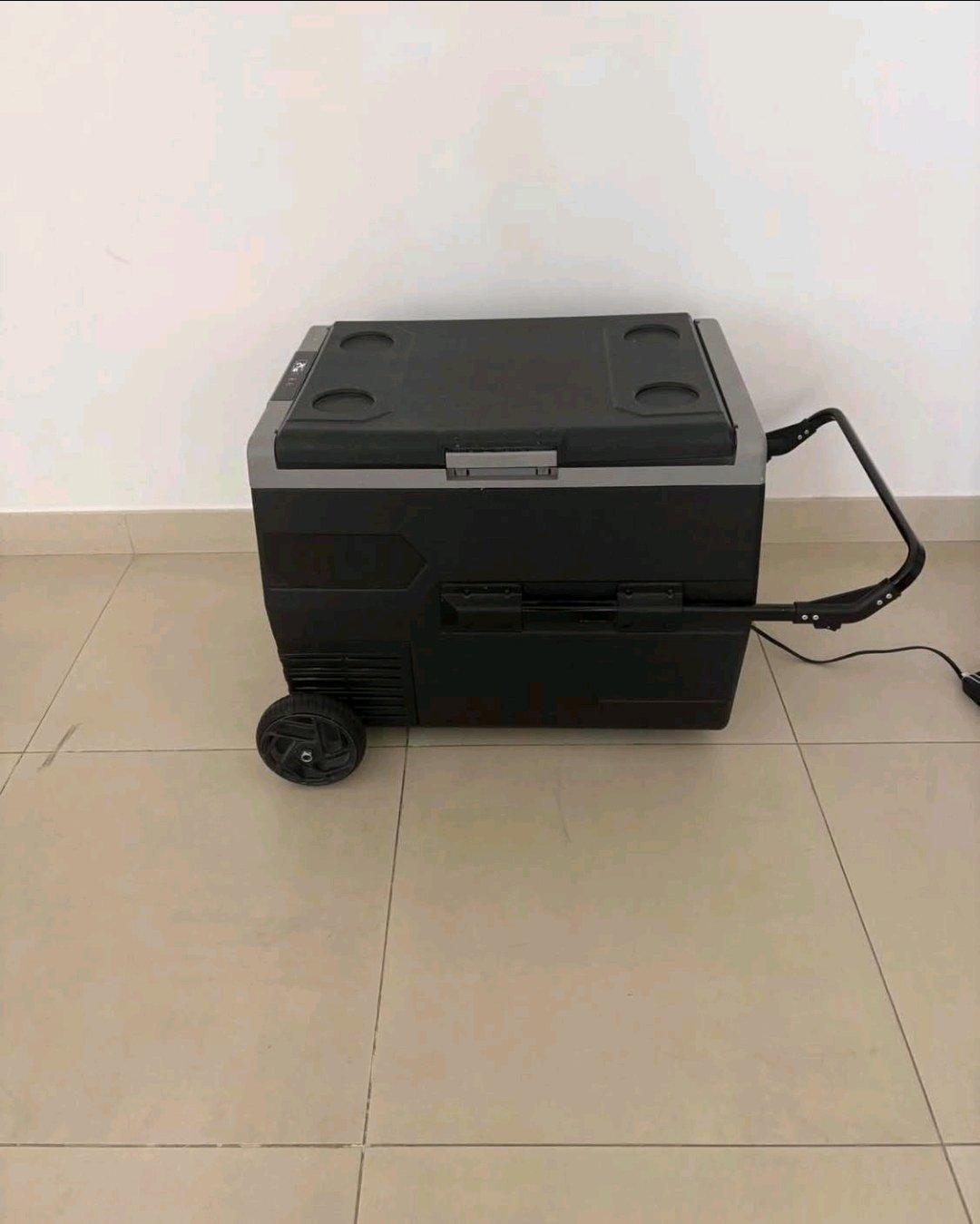 portable electric camping fridge and freezer cooler