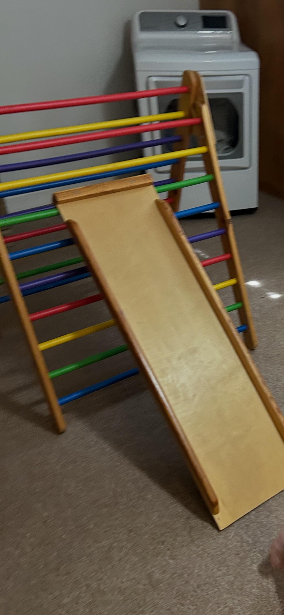 Xl wooden children climber