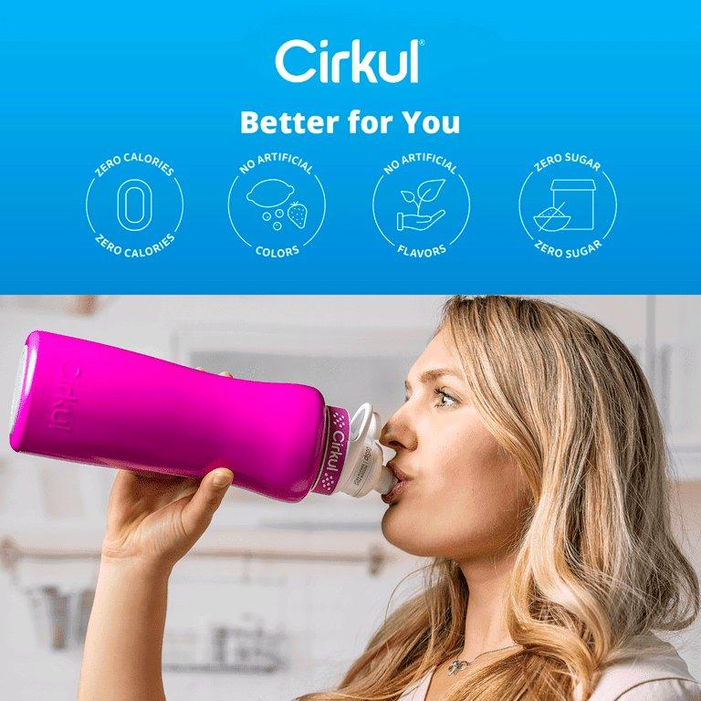 Cirkul Stainless Steel Water Bottle Starter Kit  Pink