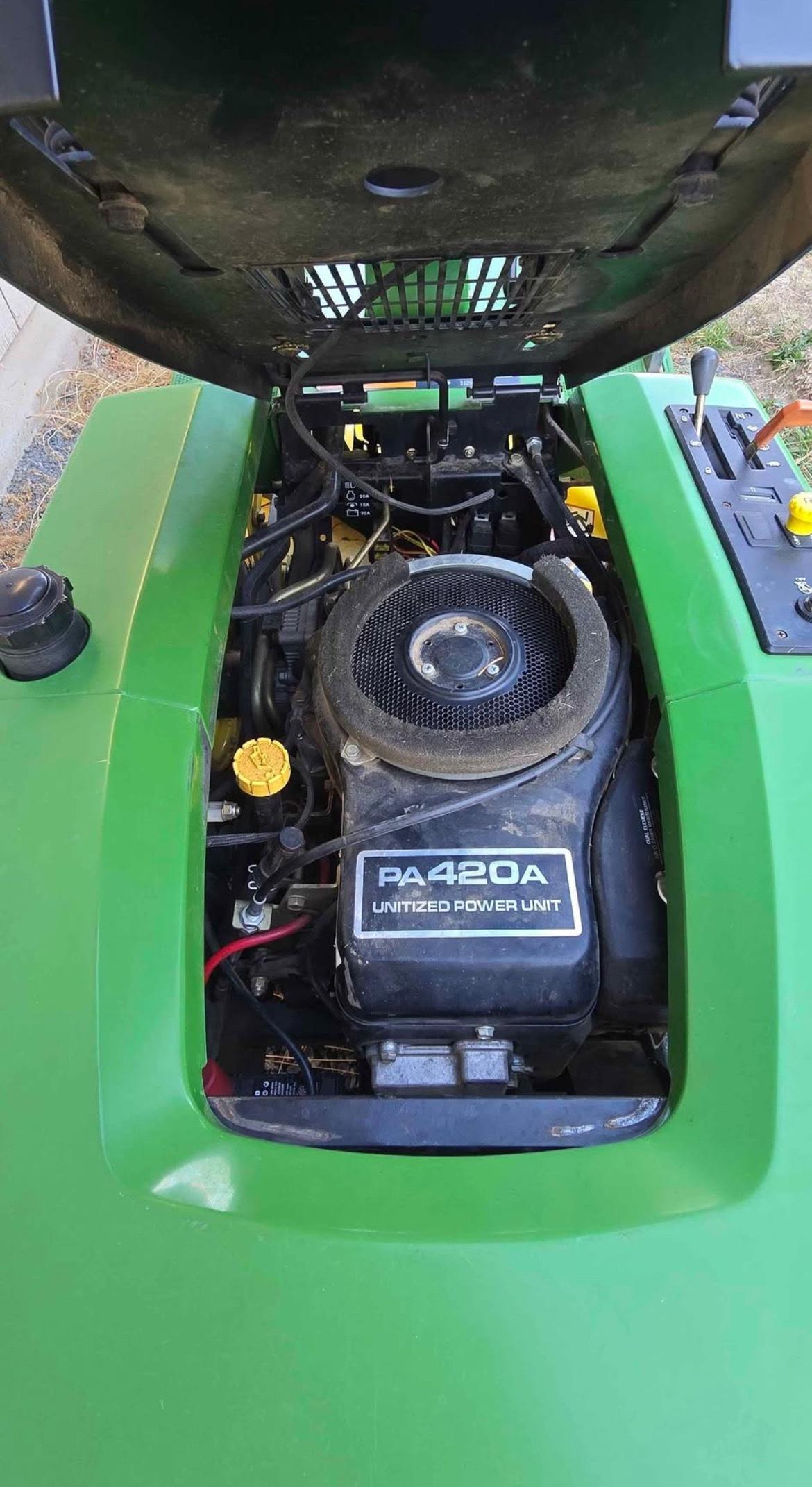 lawnmower working properly