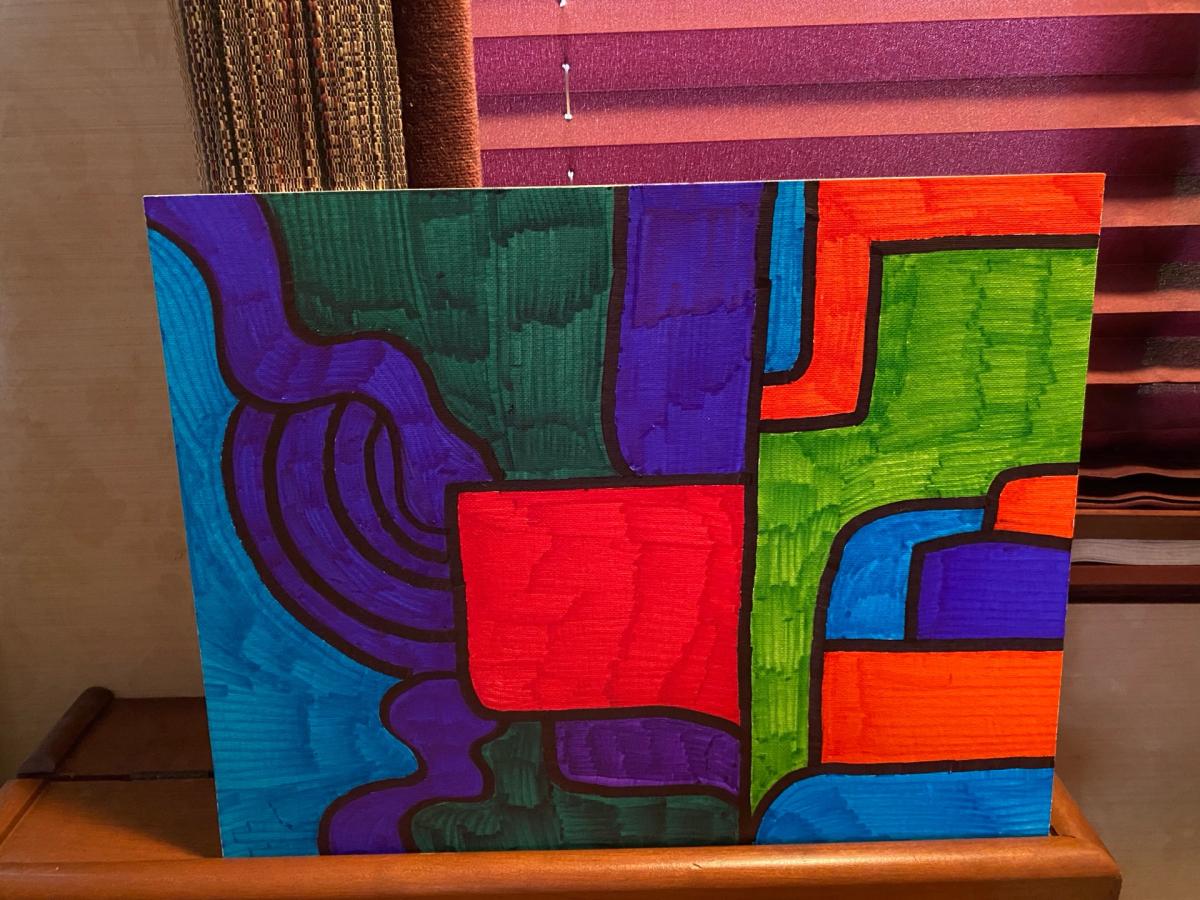 Art on canvas panel 11x14