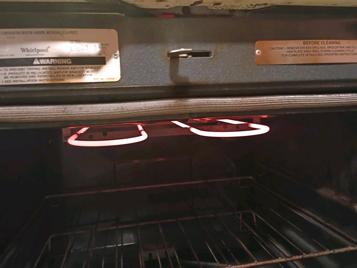 Whirlpool electric range