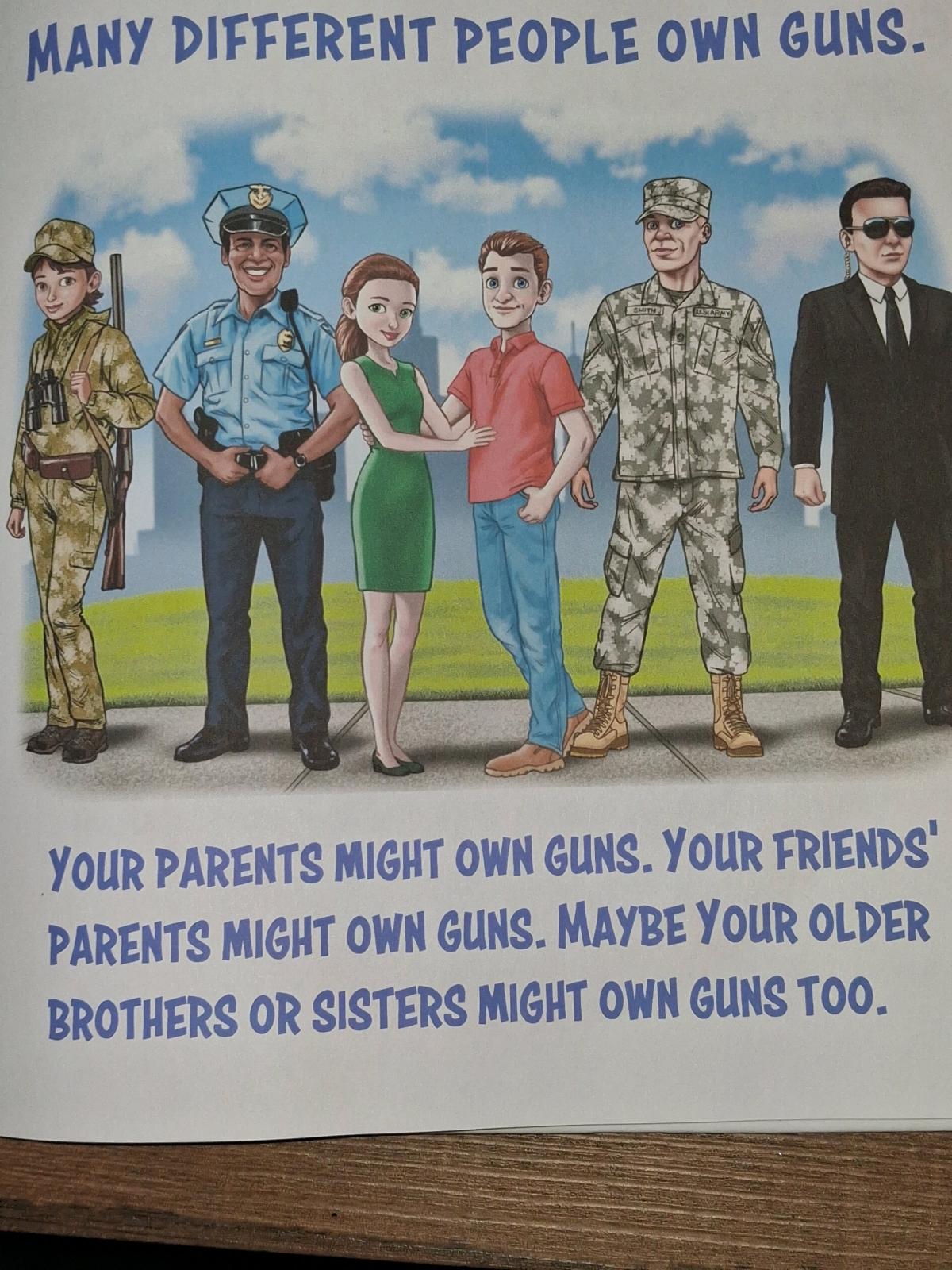 This is a gun A aafety guide for familea with children