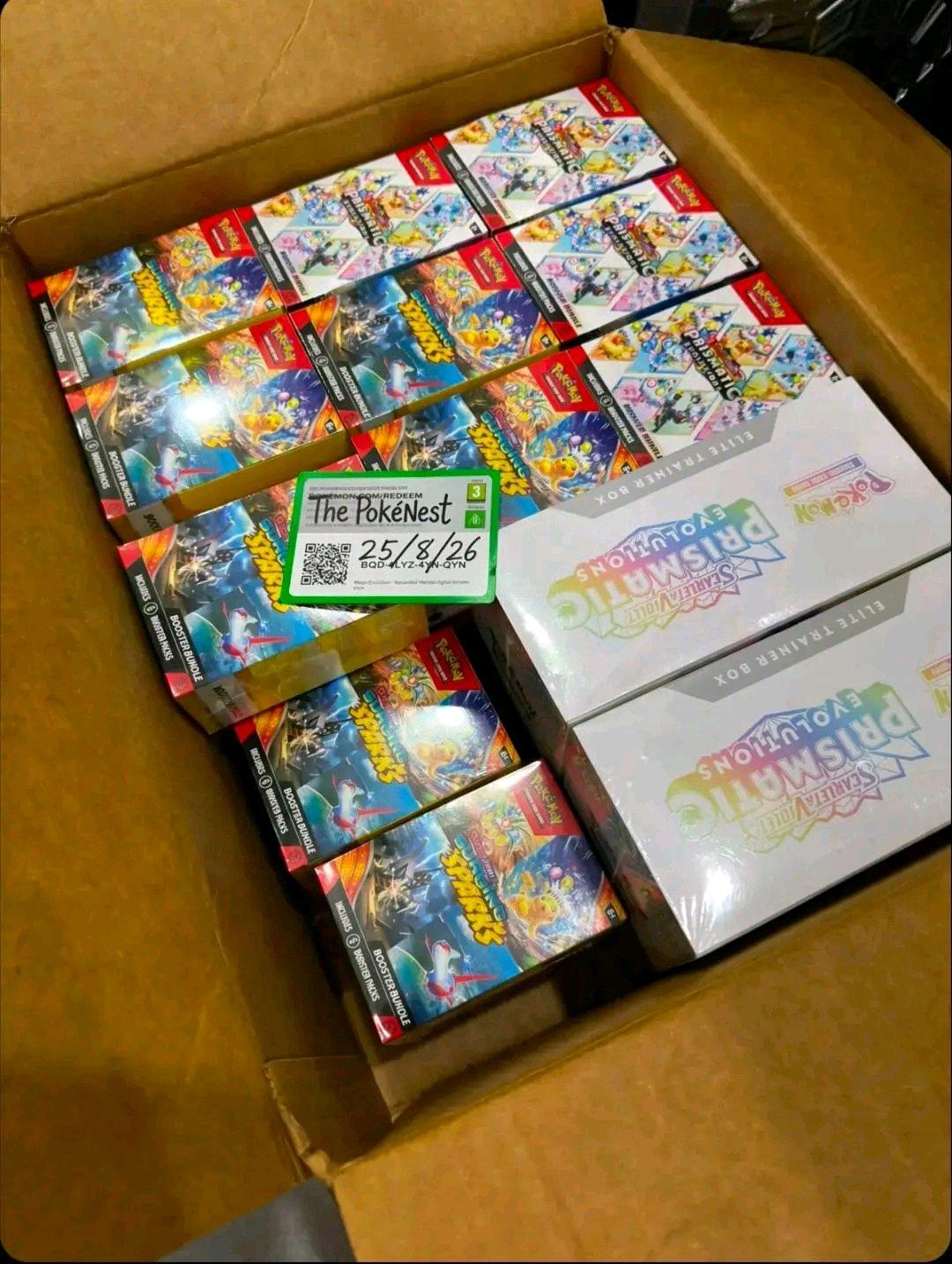 pokemon products all factory sealed authentic