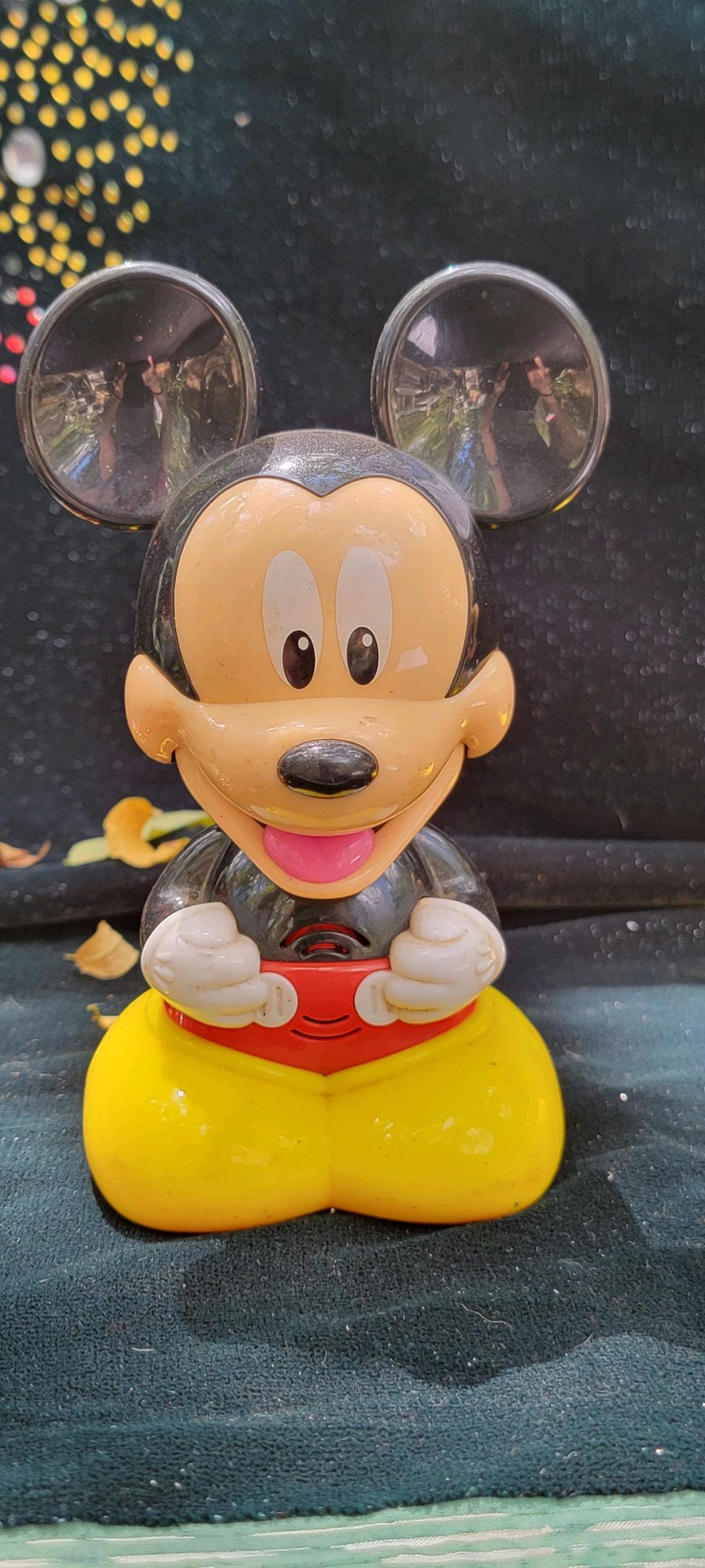 Talking Mickey Mouse hand held flash lights battery operated