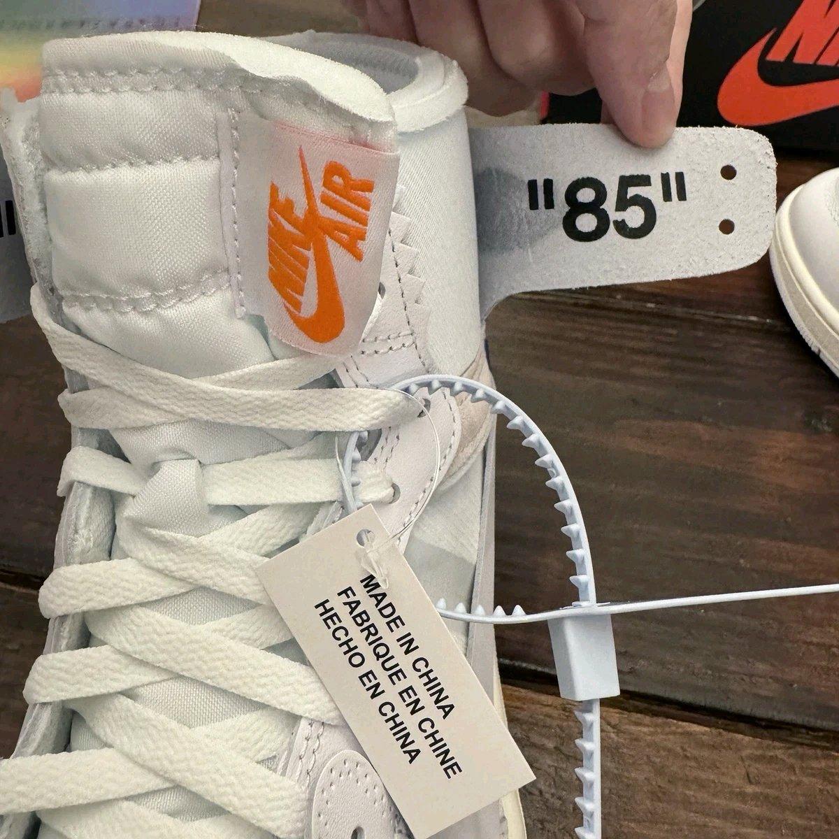 Air Jordan 1 High x VAA Virgil Abloh Archive Alaska Size 12