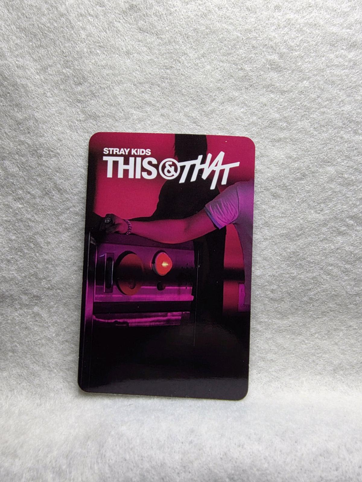 Official Stray Kids IN Official This and That Photocard