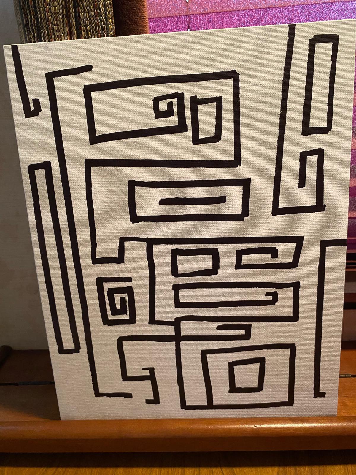 Art on canvas panel 11x14