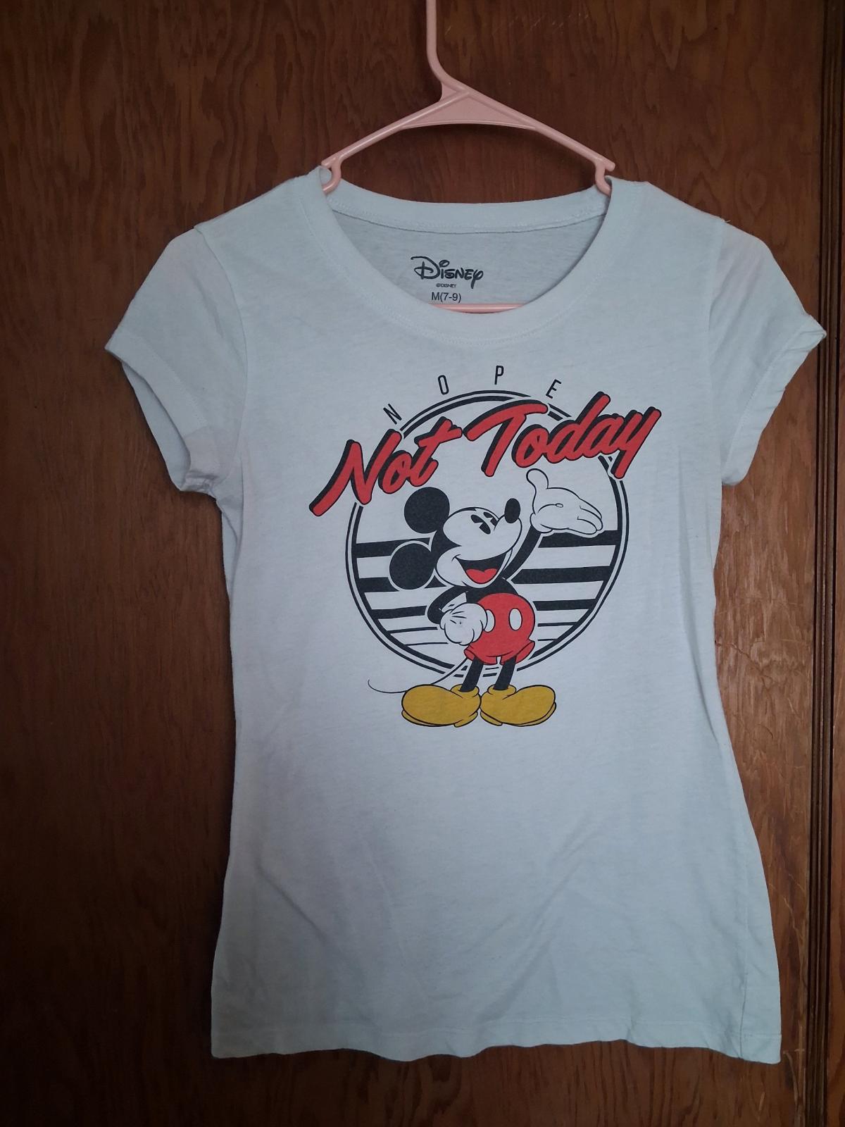 Nope Not Today Vtg Mickey Mouse Shirt