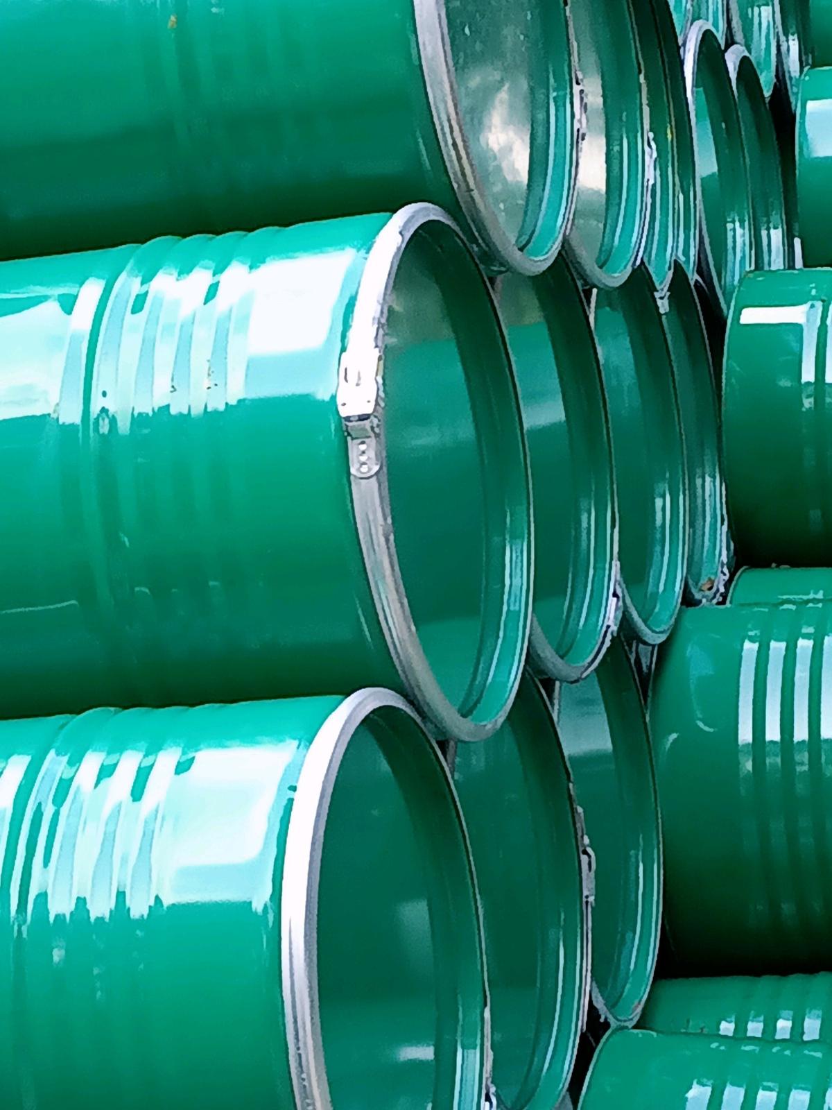 food grade barrels plastic to metal with lock and lid