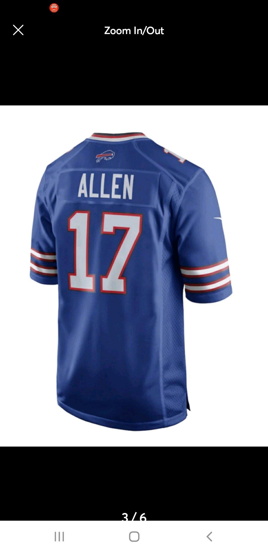 New Josh Allen Buffalo Bills Team Game Player Jersey  Royal