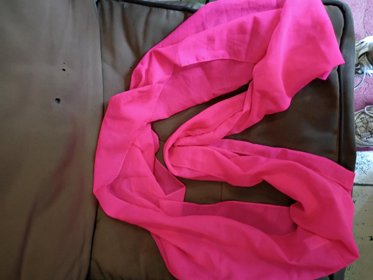 A Nice and Sexy Womans Hot Pink Scarf