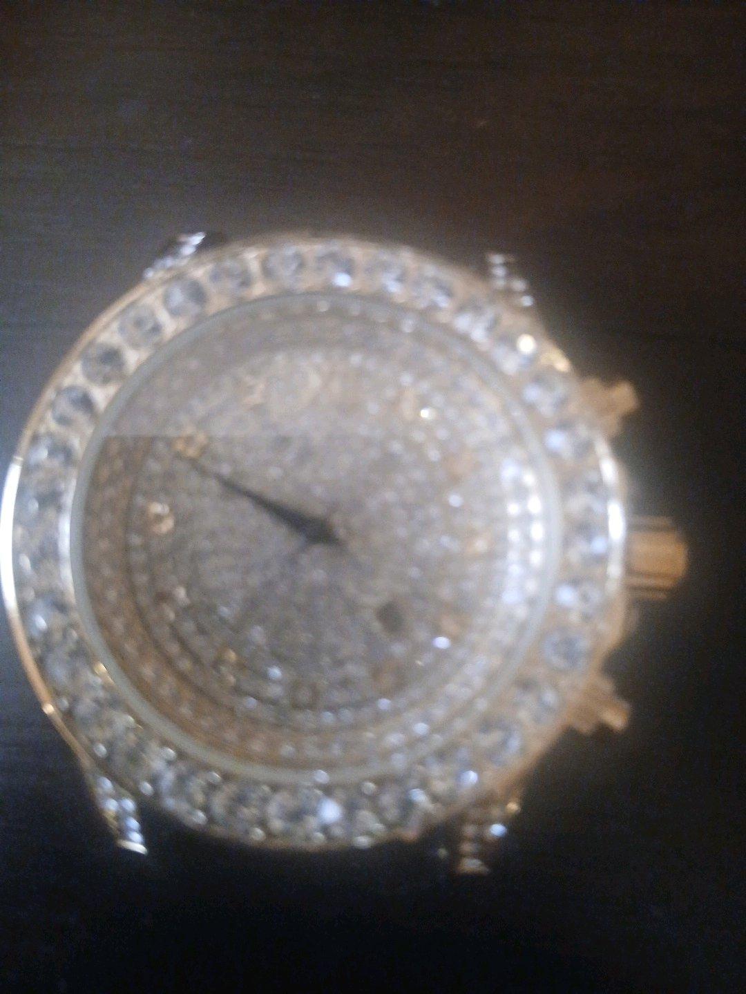 NIP Bling Master Moissanite Hip Hop Fashion WatchesNO BAND N