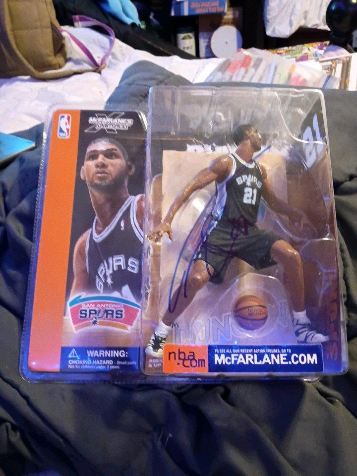 Autograph Tim Duncan San Antonio Spurs