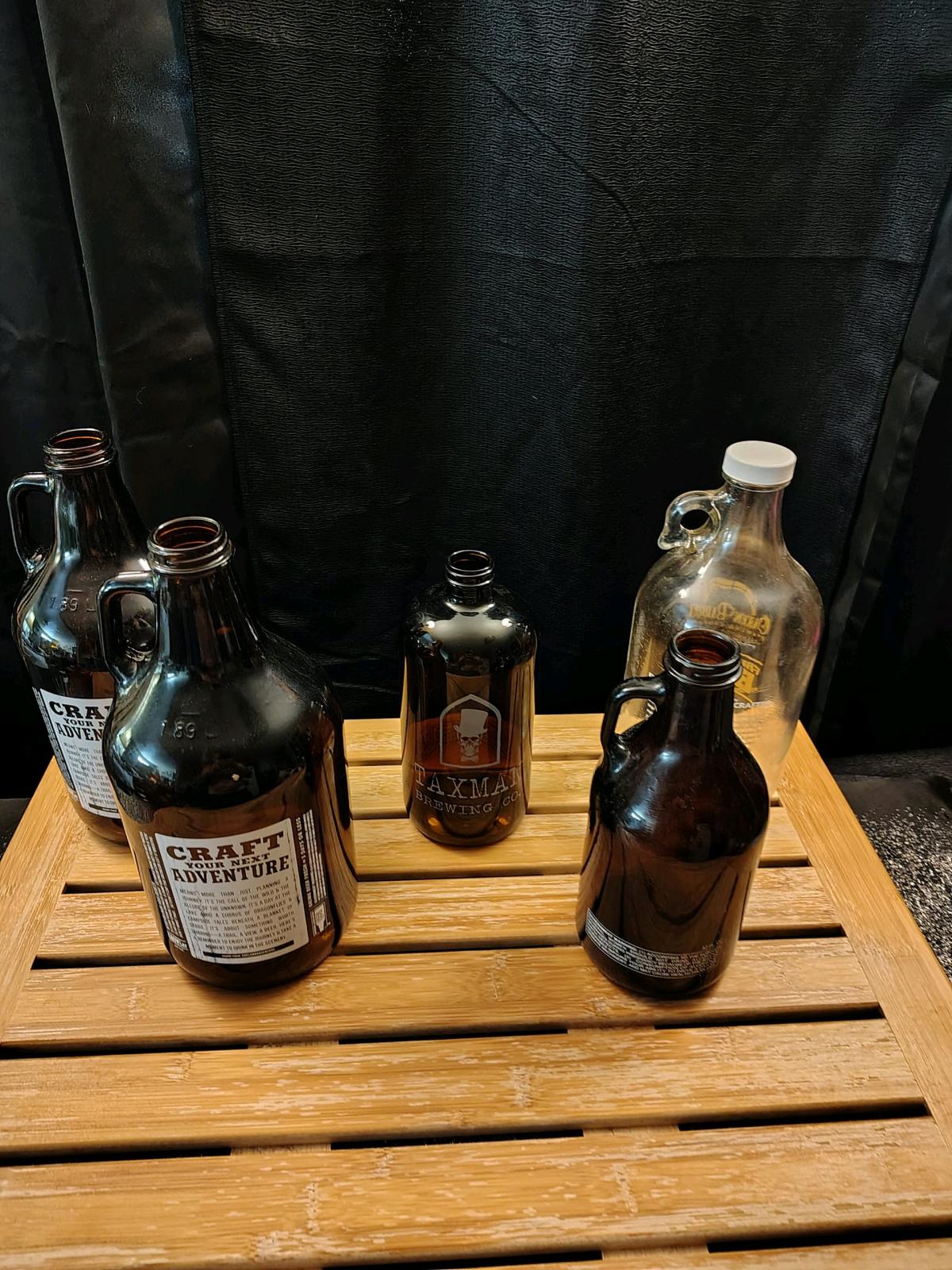 collectible glassware and bottles