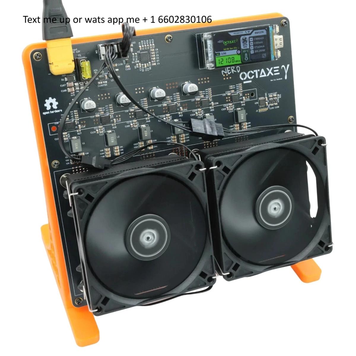 Brand New NerdOCTAxe 12Th/s High Perform Mute Dual Fan