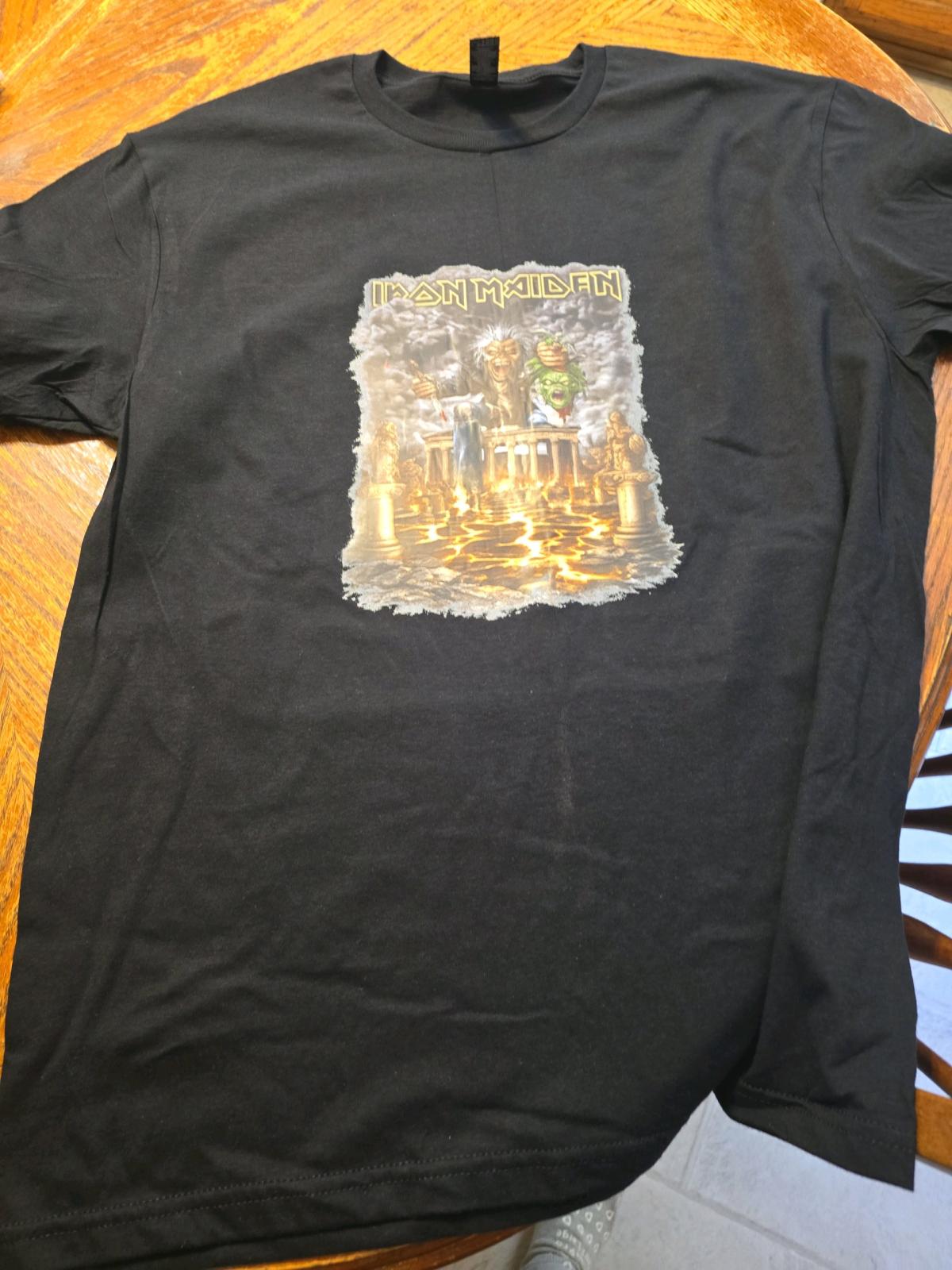 Iron Maiden Athens 2026 tour shirt