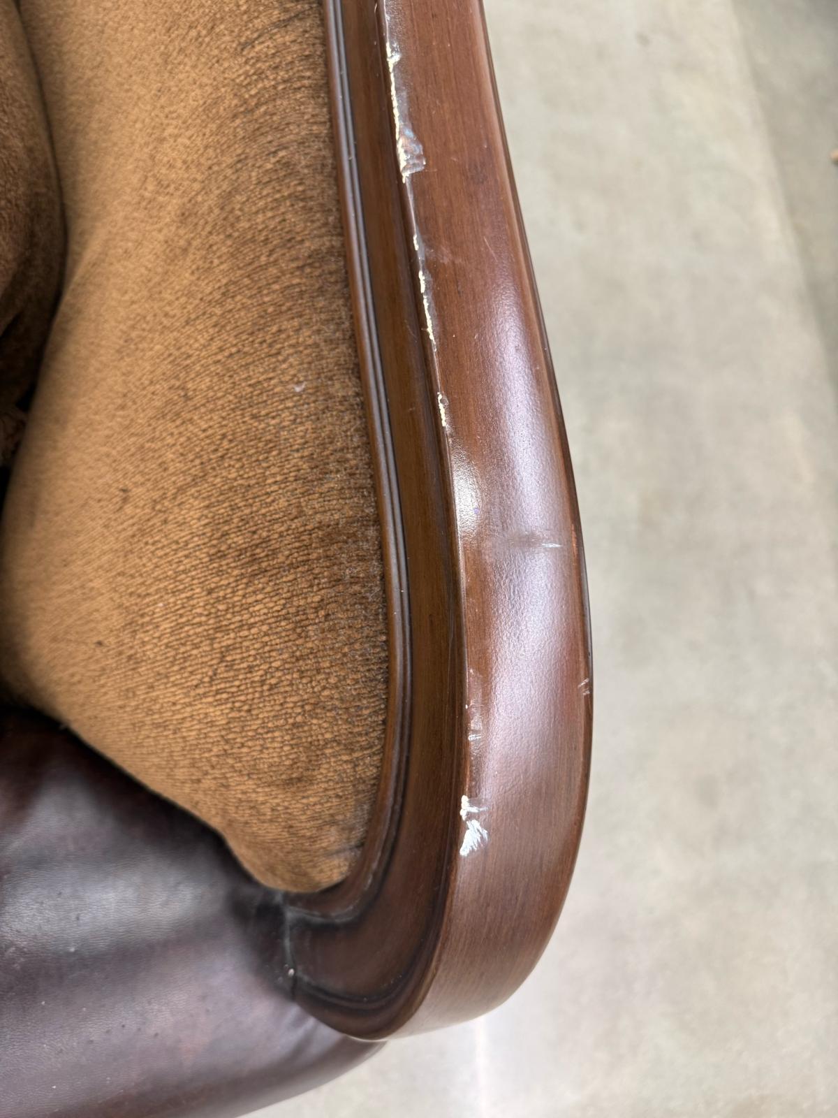 brown leather couch perfect condition