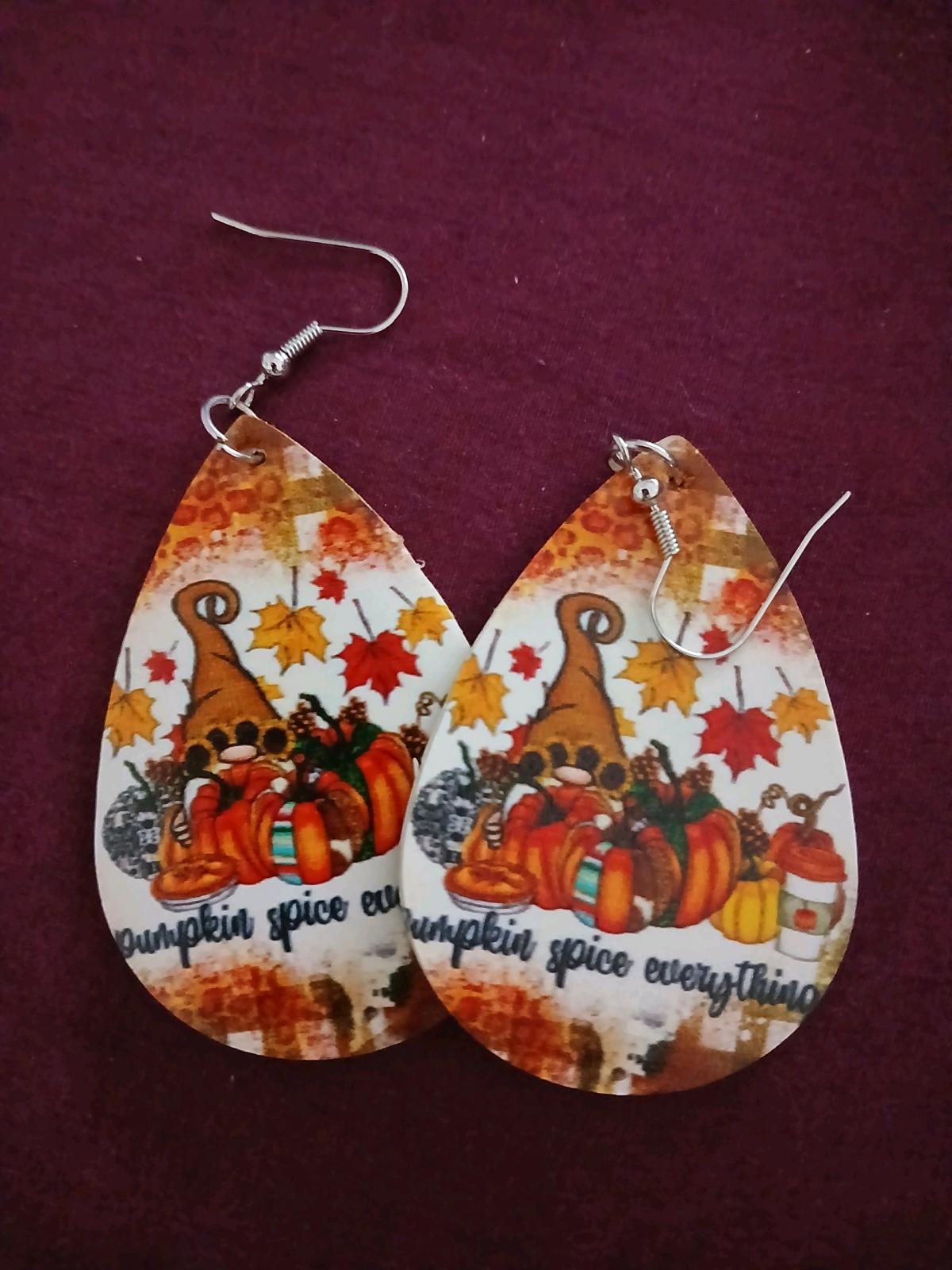 Harvest Gnome earrings