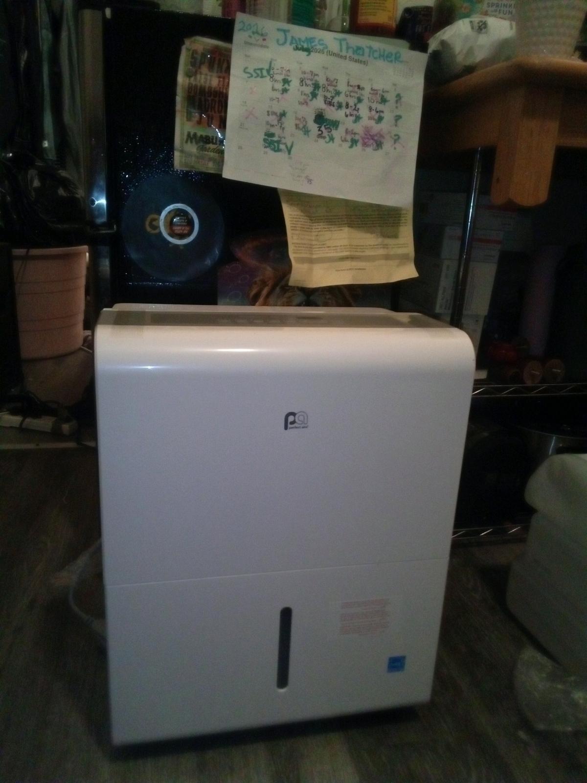 New open box  PERFECT AIRE Dehumidifier