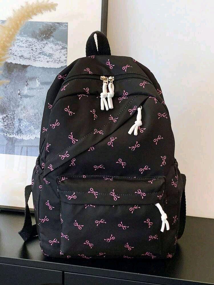 couderoy pink bow backpack