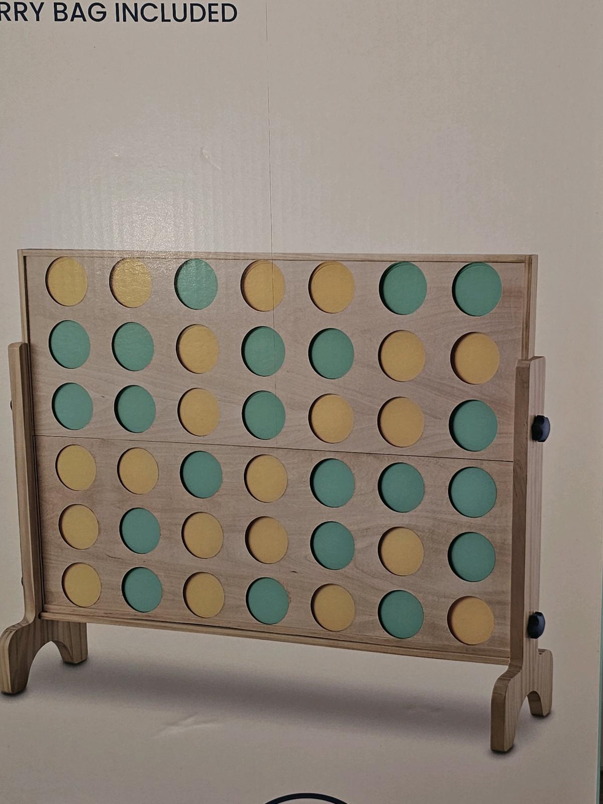 Crane Wooden 4inarow games giant connect four style
