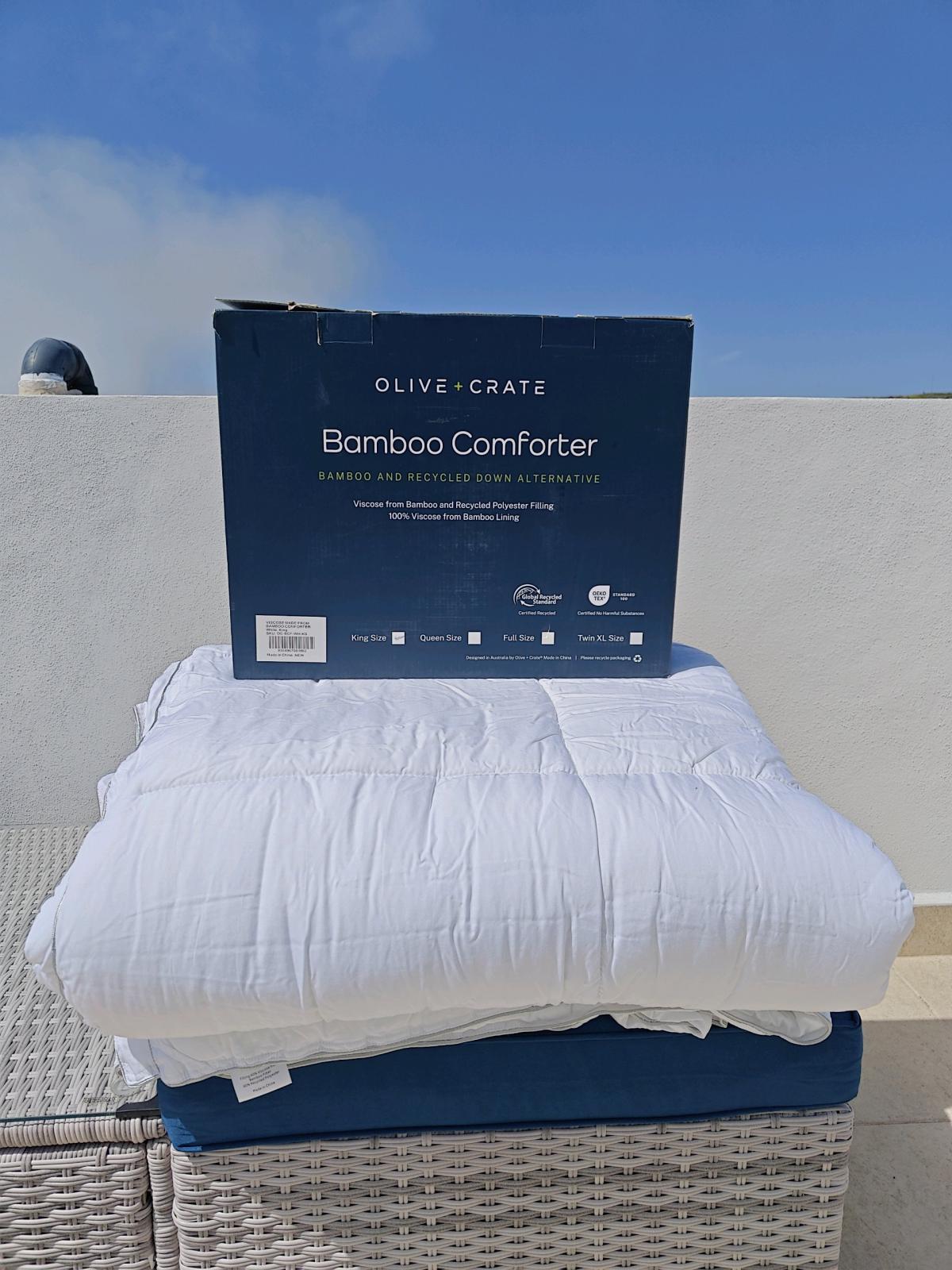 OliveCrate Viscose from Bamboo KING Cooling Comforter