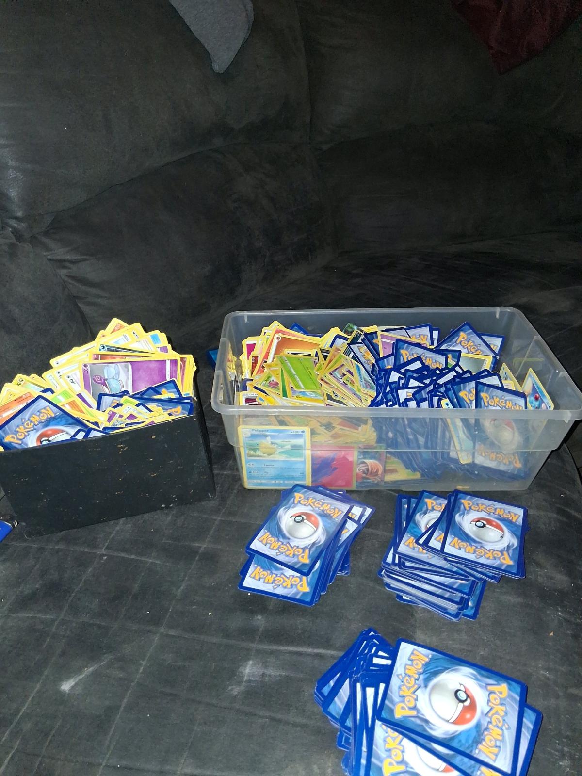 Pokemon cards and  baseball cards