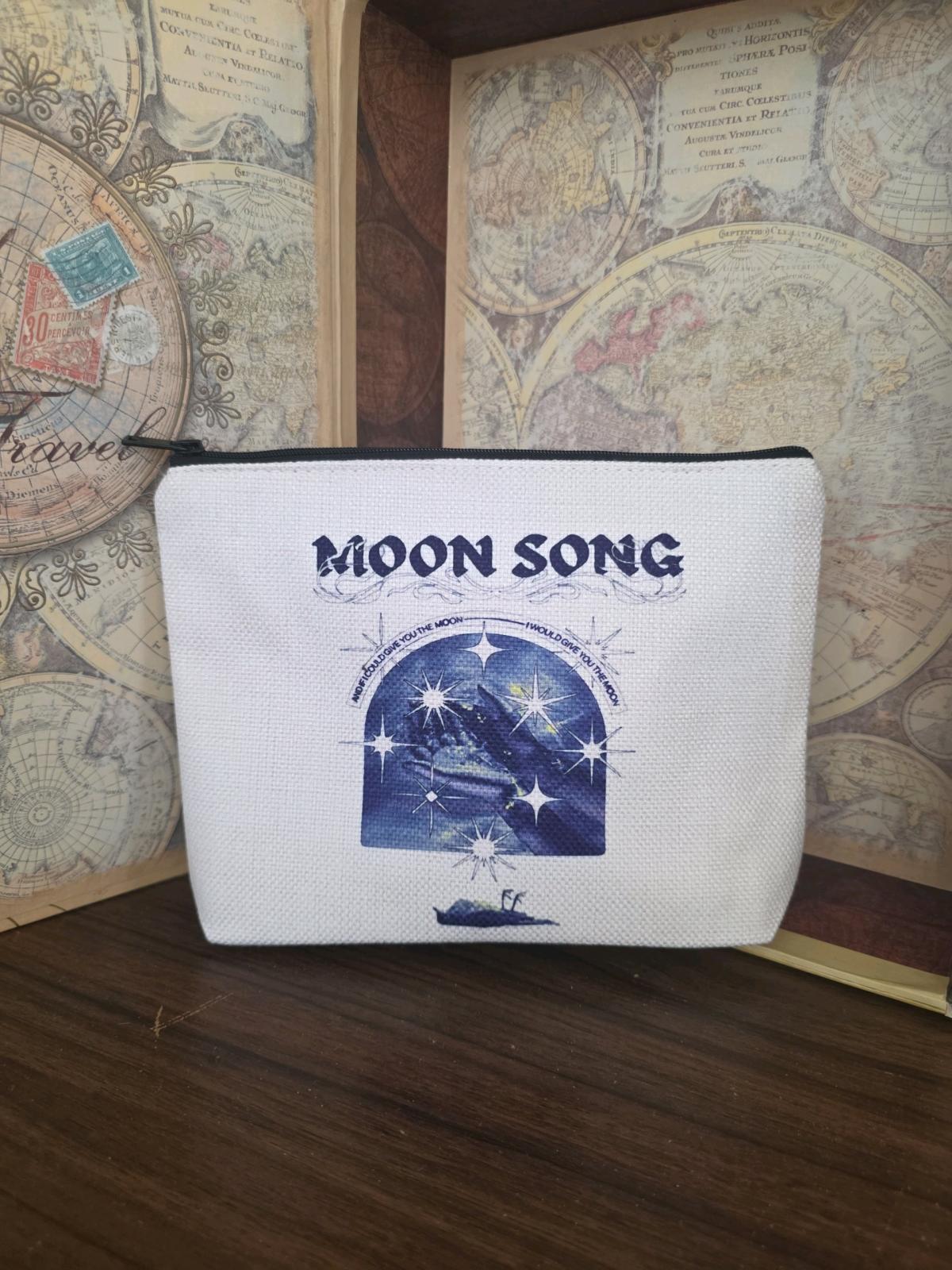 New Moon song makeup bag 9 x 7 in R1