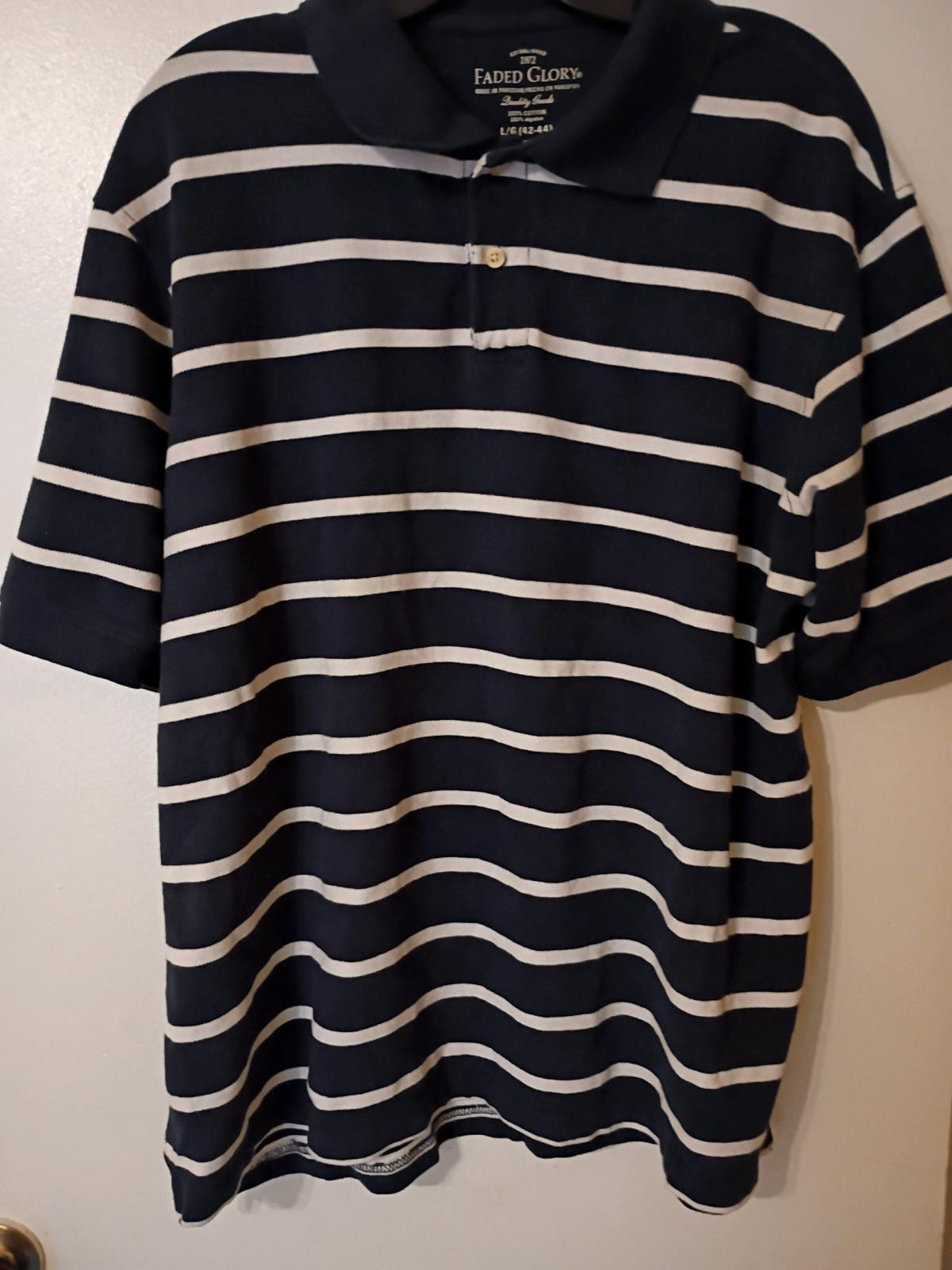Mens Faded Glory Shirt size L