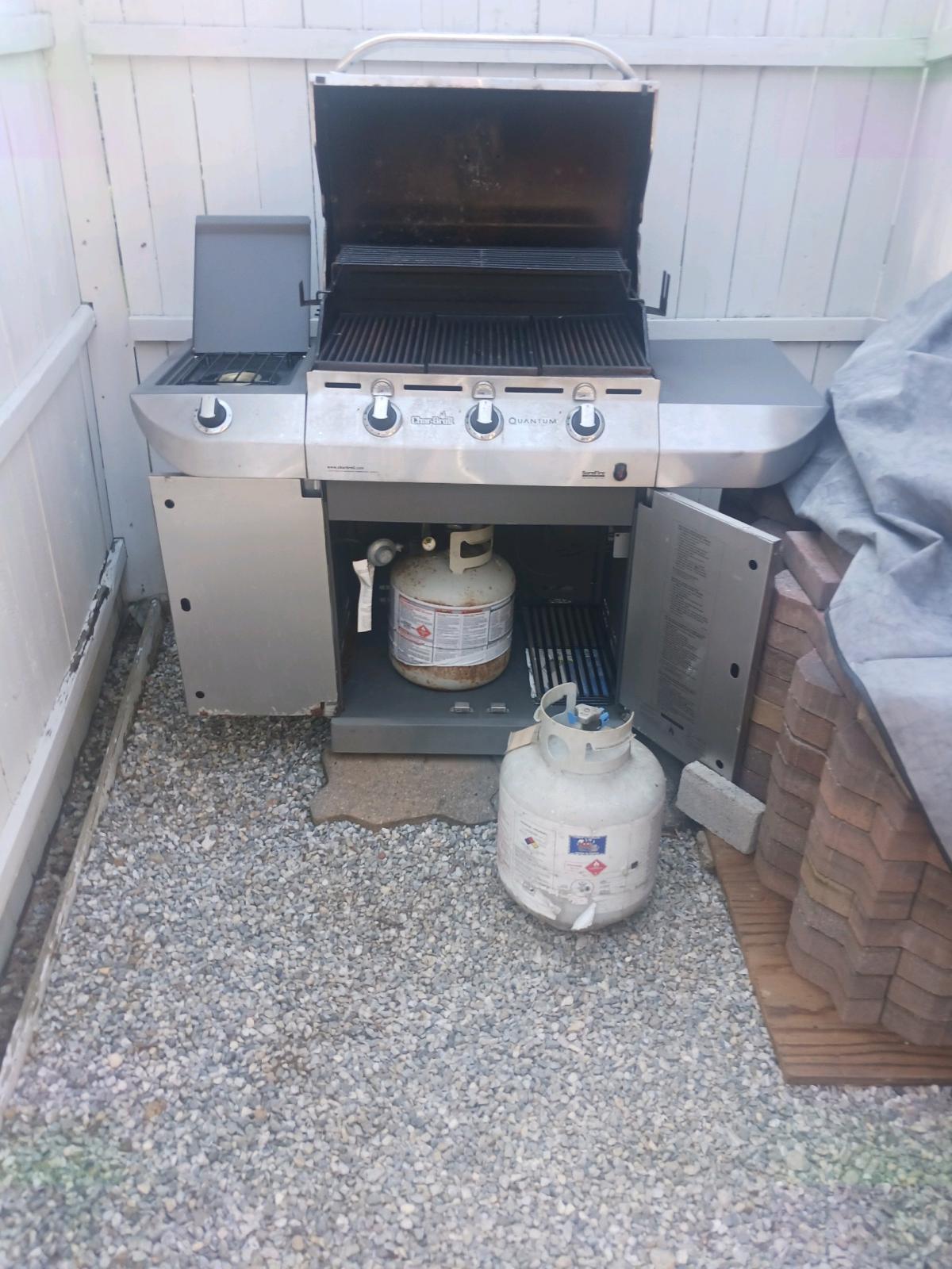 stainless steel gas grill