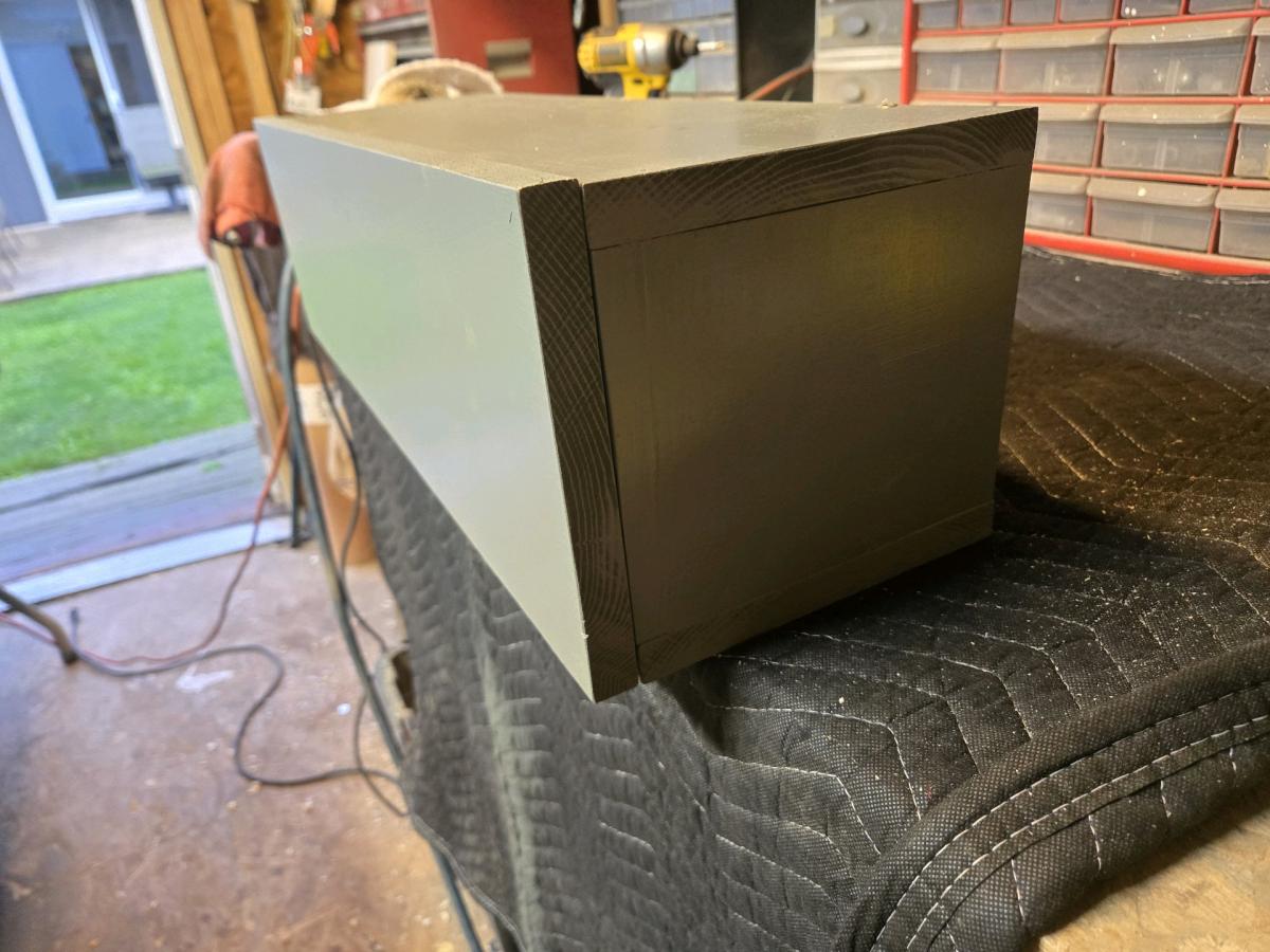 24 inch HIDDEN STORAGE FLOATING SHELF