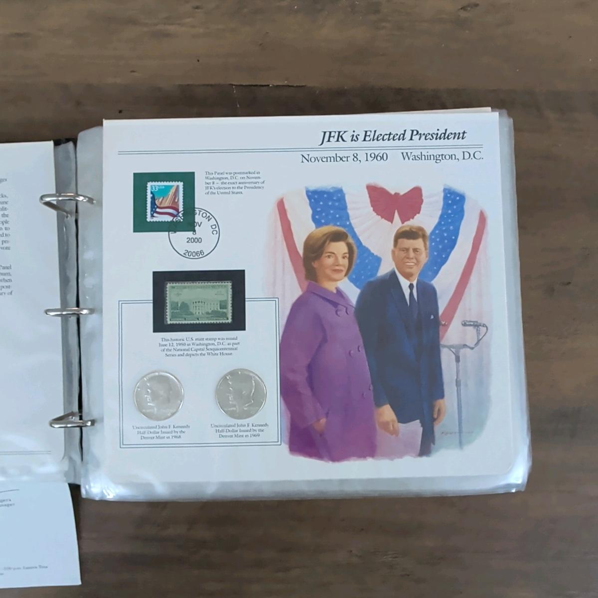 Complete Kennedy Half Dollar Collection Binder Set 19642000