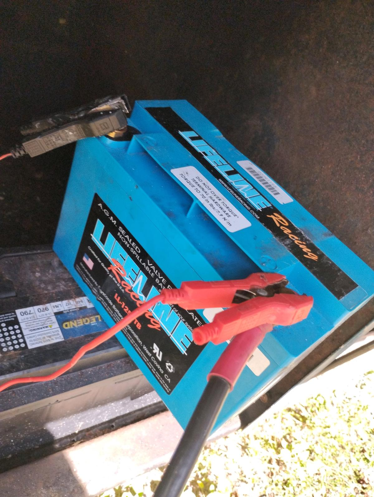 12v AGM LIFELINE Racing BATTERY  600 cold cranking amp