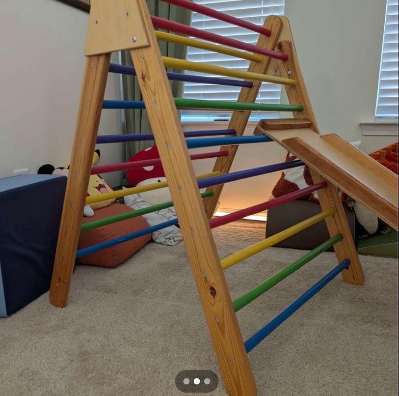Xl wooden children climber