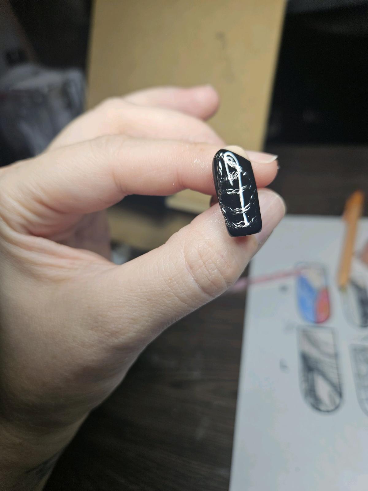 Handmade Stray Kids Venom Inspired Nails Sized Medium