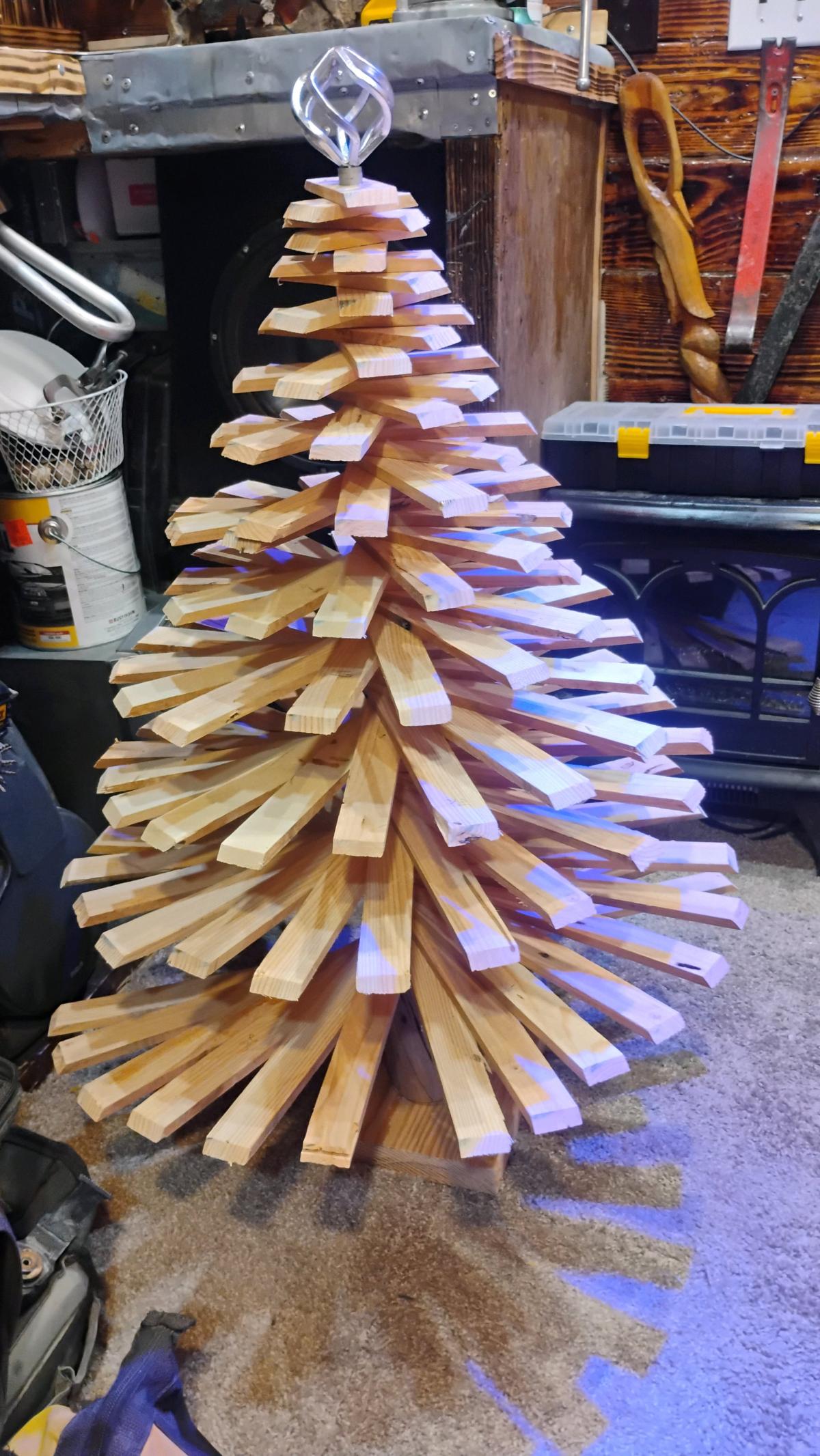 I have 5 spiral wooden Christmas trees from 3ft up to 6 ft