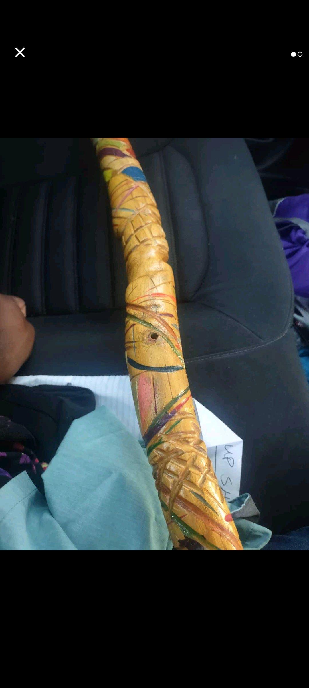 Handmade Walking Wooden Stick for Seniors