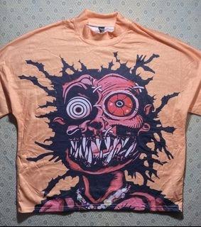 cool alien graphic streetwear tshirt