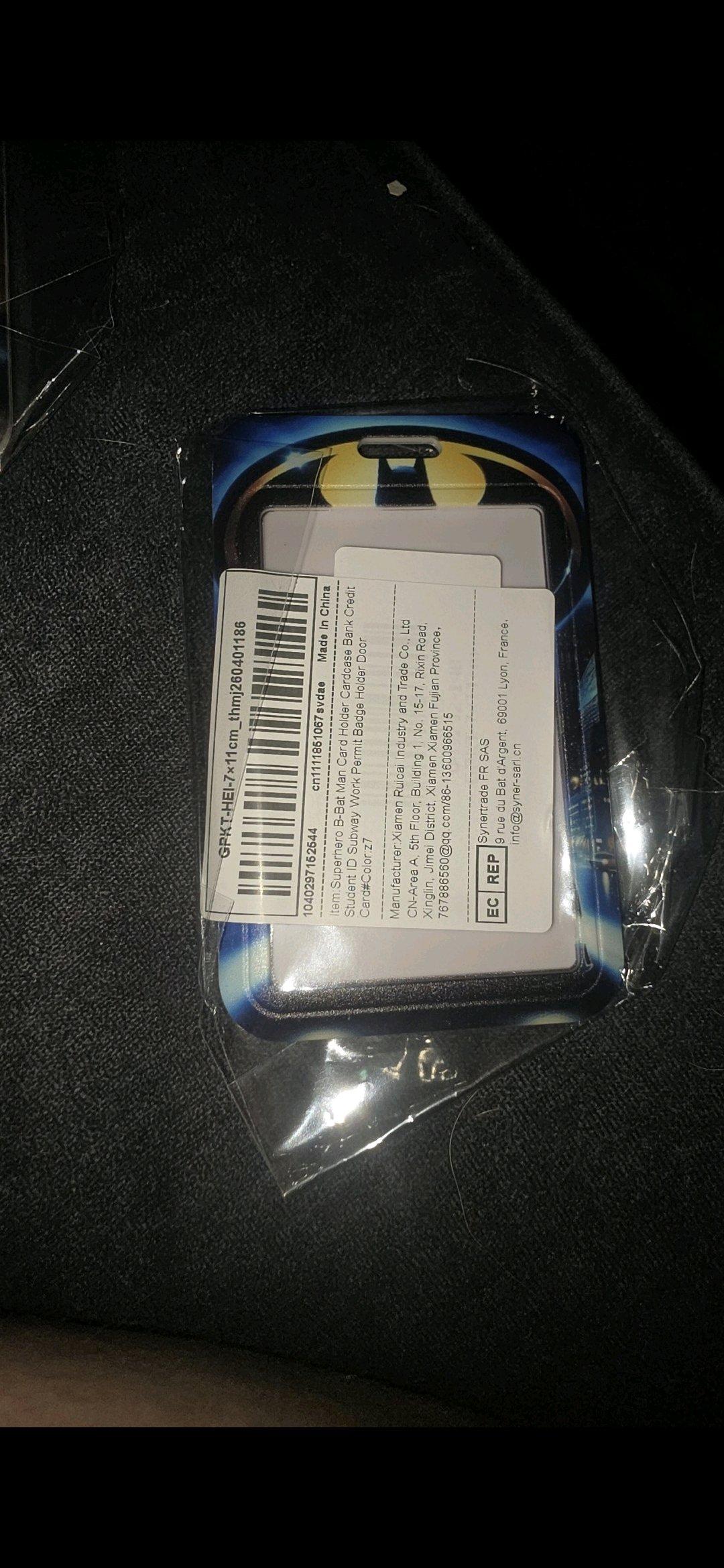 2nd Batman card holder badge