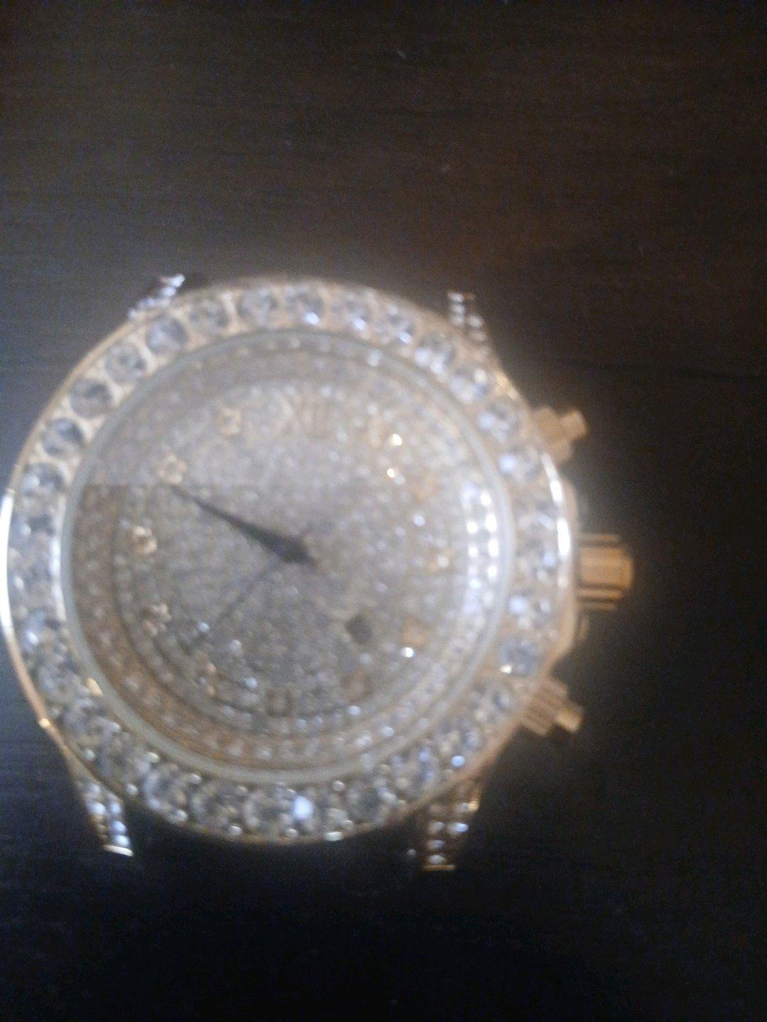 NIP Bling Master Moissanite Hip Hop Fashion WatchesNO BAND N