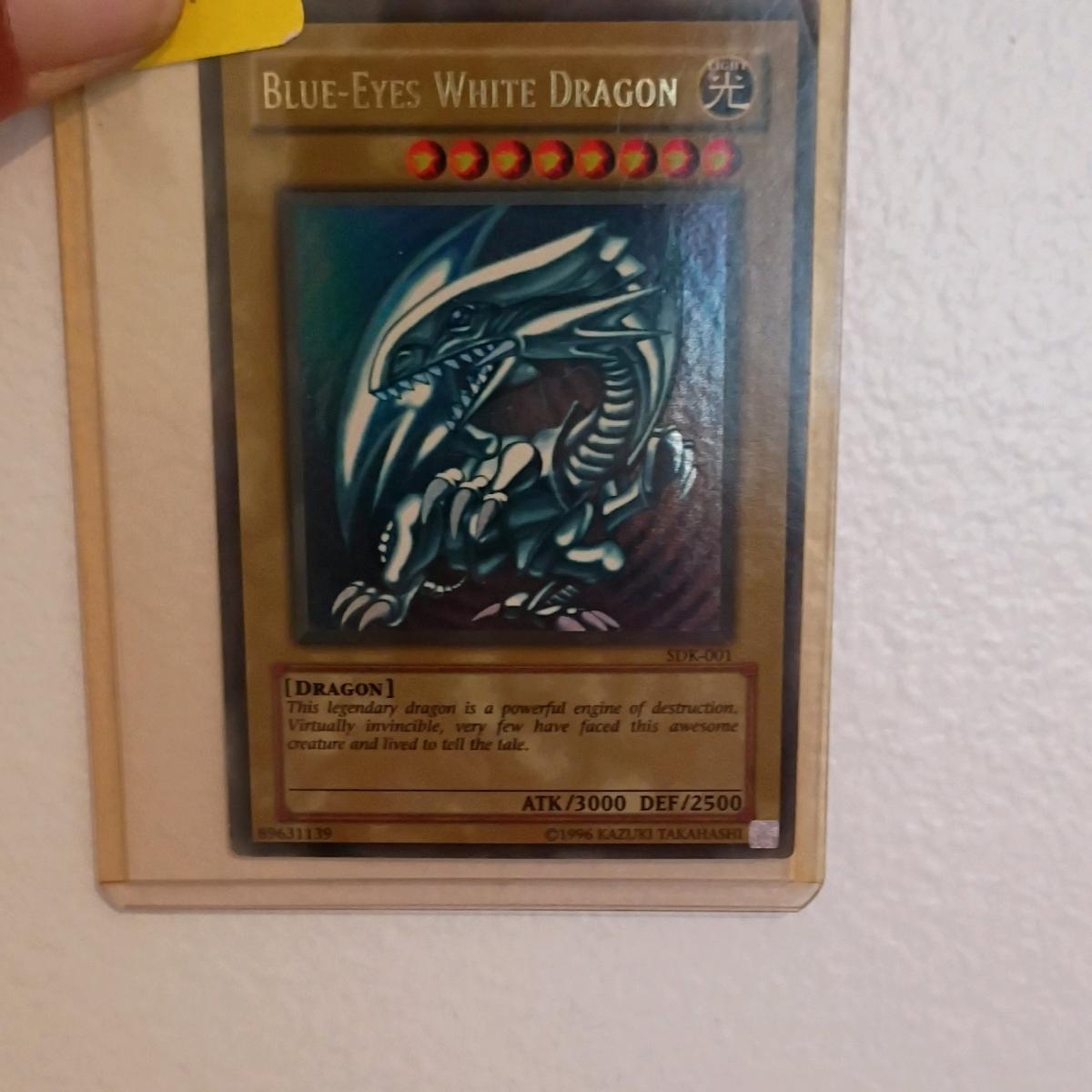 Yu Gi Oh Blue Eyes White Dragon 1996 original set