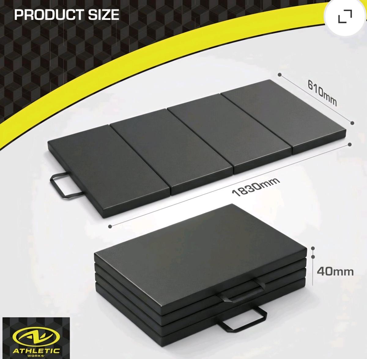 foldable and carry exercise mat