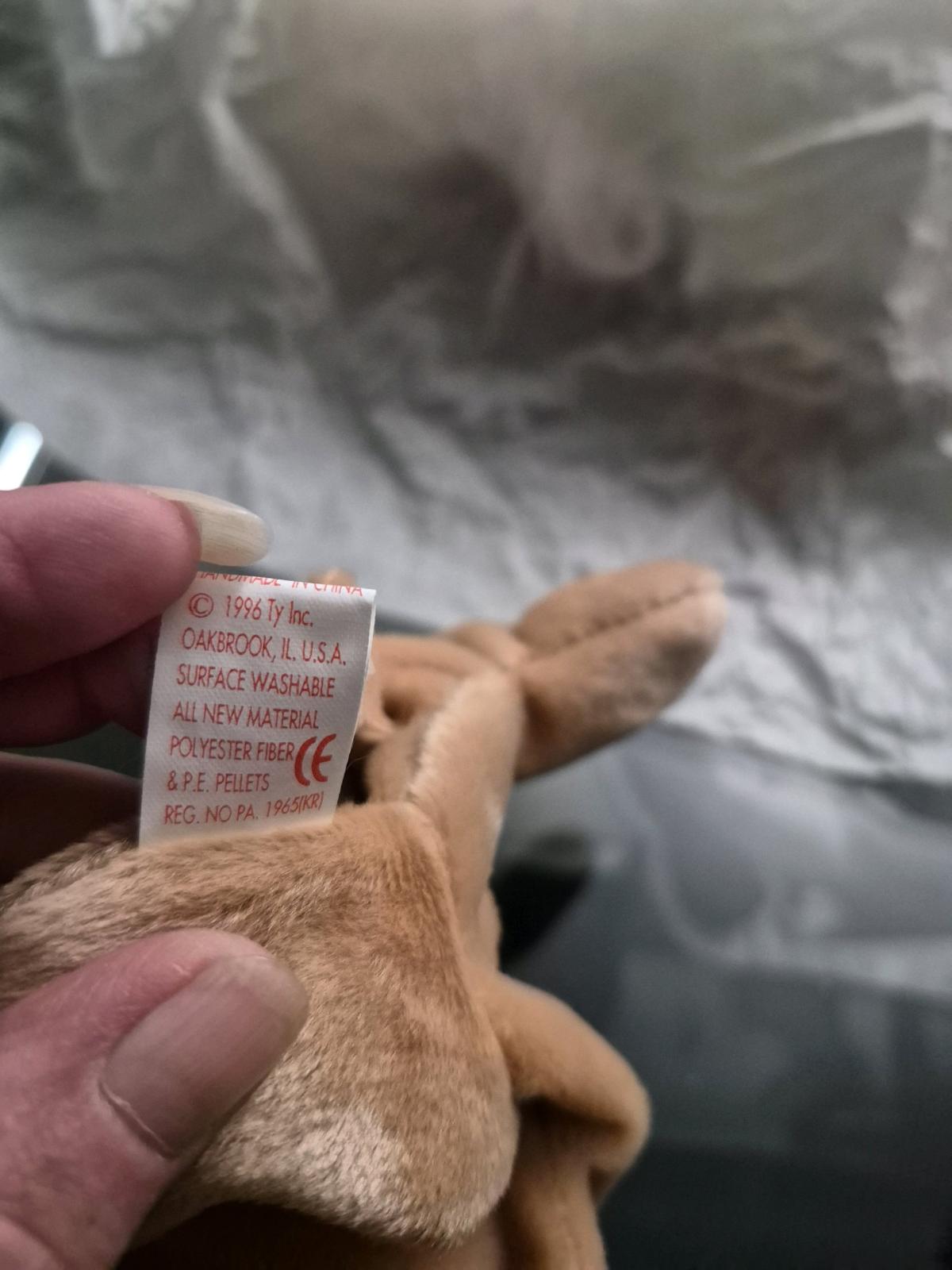 Rare Beanie Baby Roary on hang tag