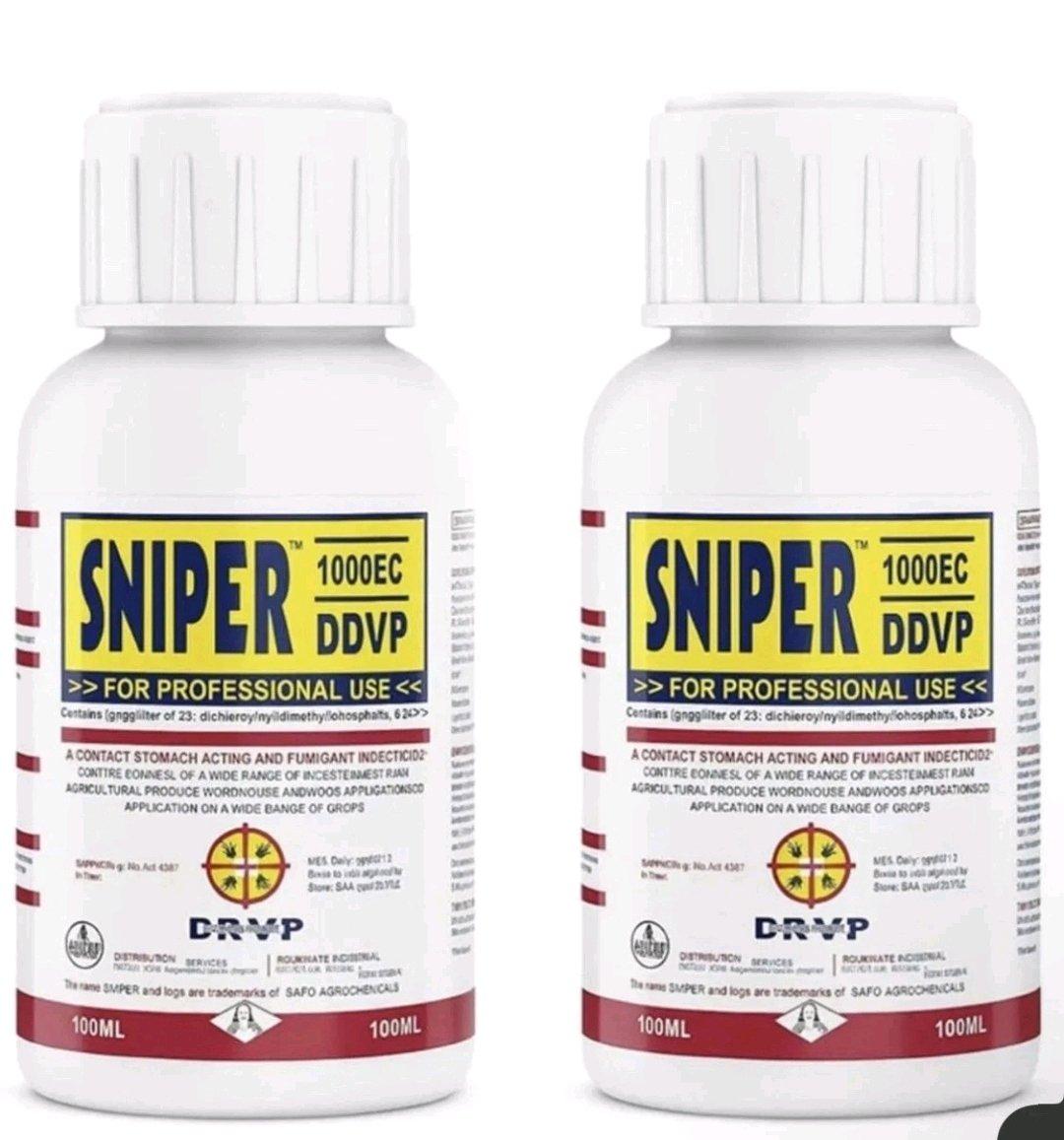 Sniper 1000EC DDVP Insecticide 100ml Plastic Bottle for Inse
