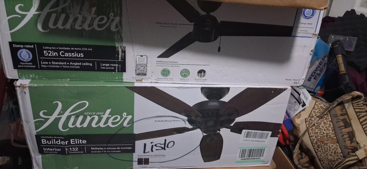 36 new Hunter Ceiling Fans read description
