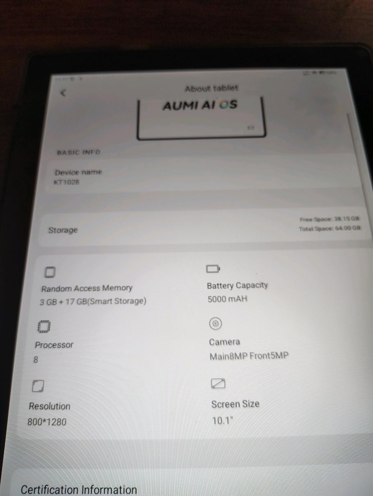 10 inch tablet working very good